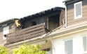 Mark Medlock s Dachwohnung ausgebrannt Koeln Porz Wahn Rolandstr P63